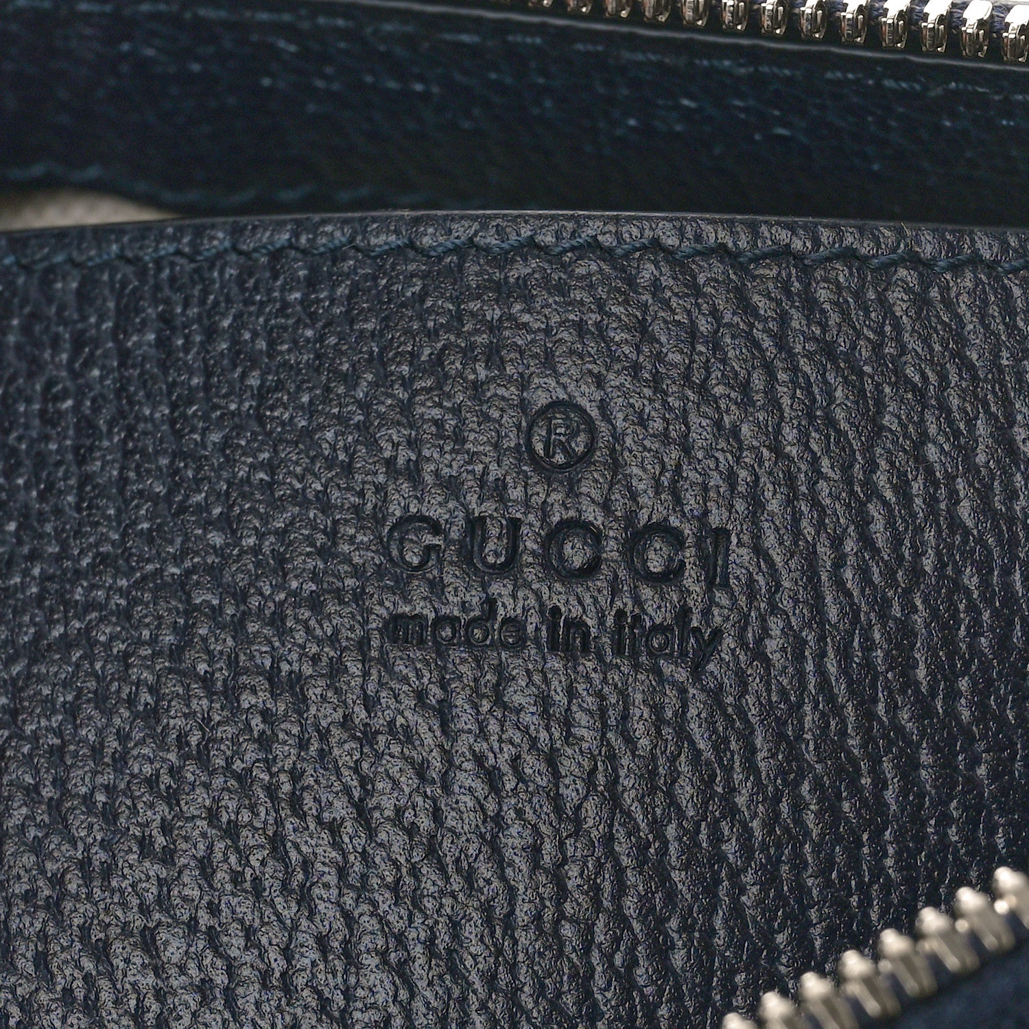 Gucci GG Supreme Monogram Textured Dollar Calfskin Web Small Ophidia Tote Bag Beige Blue 6 of 10