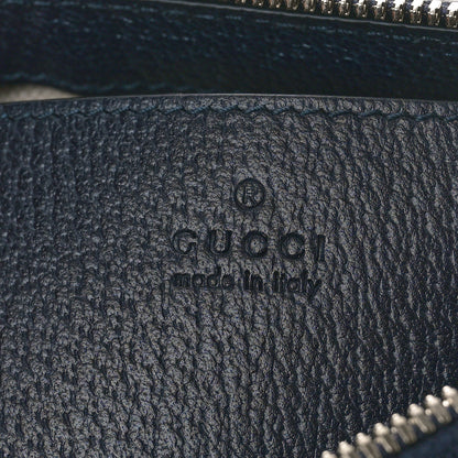 Gucci GG Supreme Monogram Textured Dollar Calfskin Web Small Ophidia Tote Bag Beige Blue 6 of 10