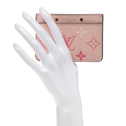 Louis Vuitton Empreinte Monogram Giant By The Pool Card Holder Bouton De Rose 2 of 8