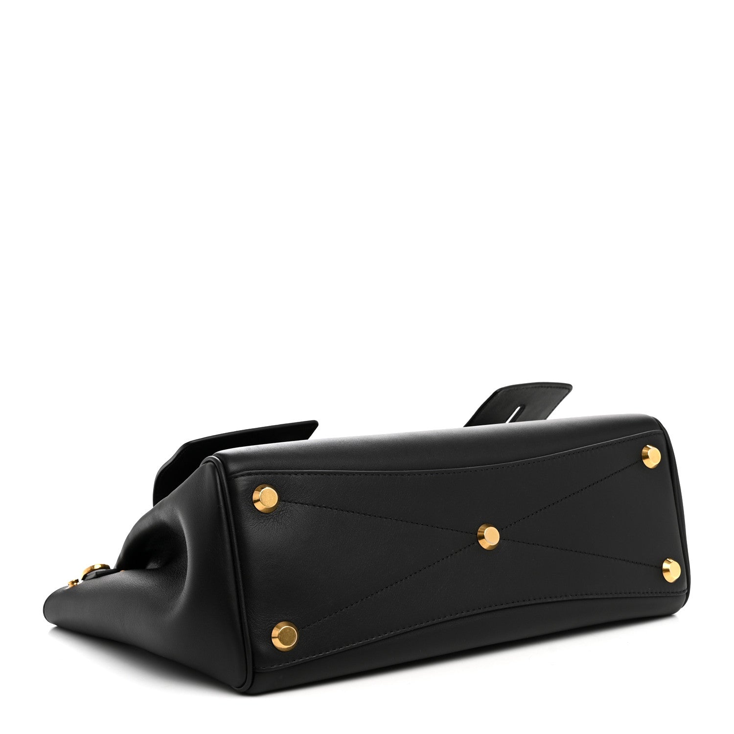 Balenciaga Smooth Calfskin Small Bel Air Carry All Bag  Black 4 of 9