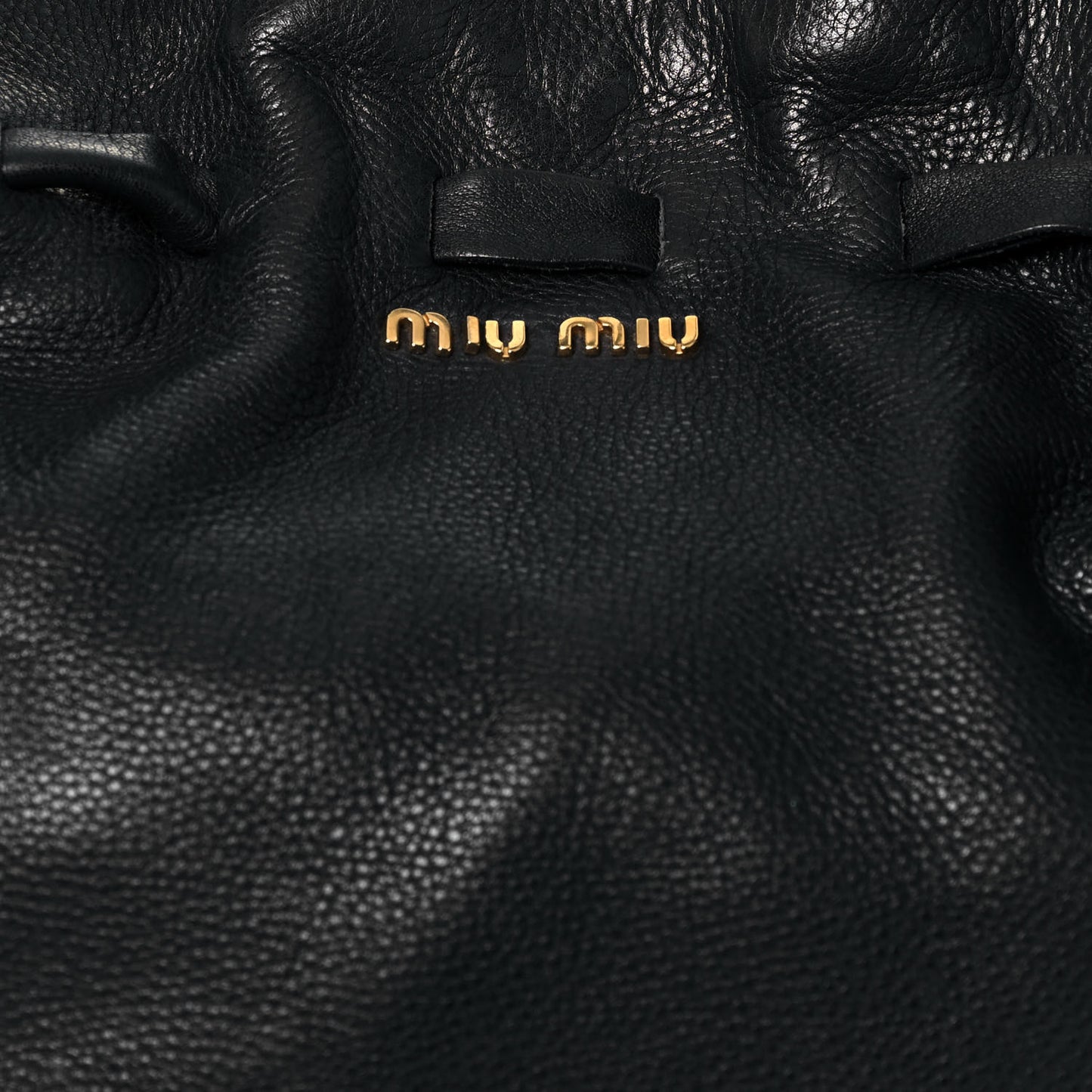 Vitello Lux Peggy Bow Tote Black
