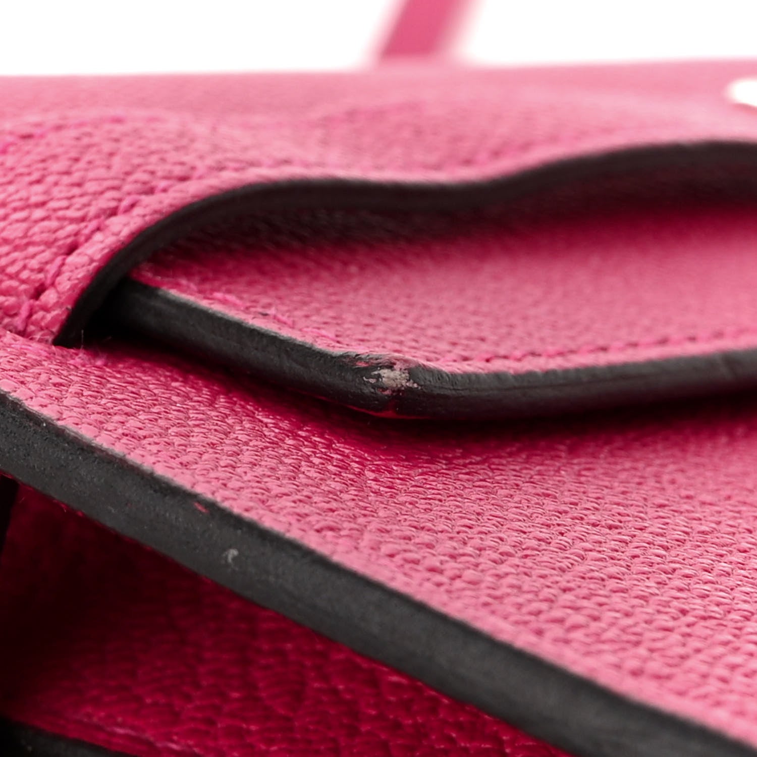 Hermes Chevre Mysore Kelly Wallet To Go Rose Mexico 12 of 12