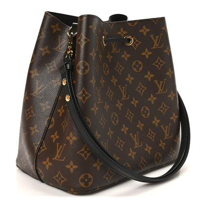Louis Vuitton Monogram Neonoe MM Black 3 of 10
