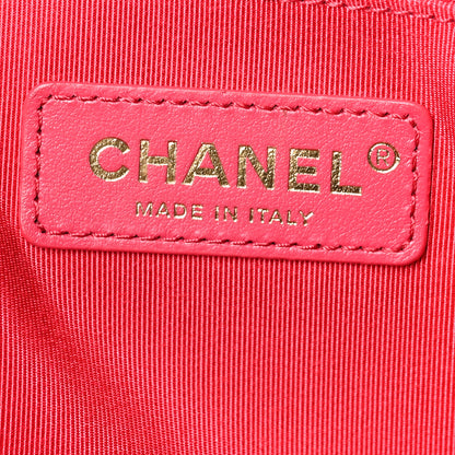 Chanel Glazed Aged Calfskin CC Tote Black 6 of 11