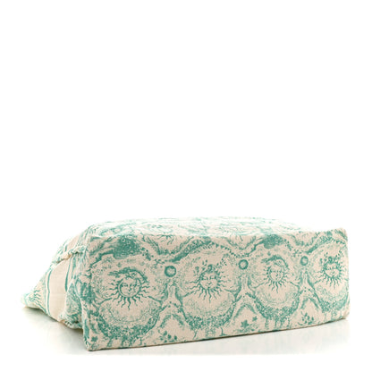 Christian Dior Canvas Dioriviera Toile de Jouy Soleil Tote Aquamarina 4 of 13