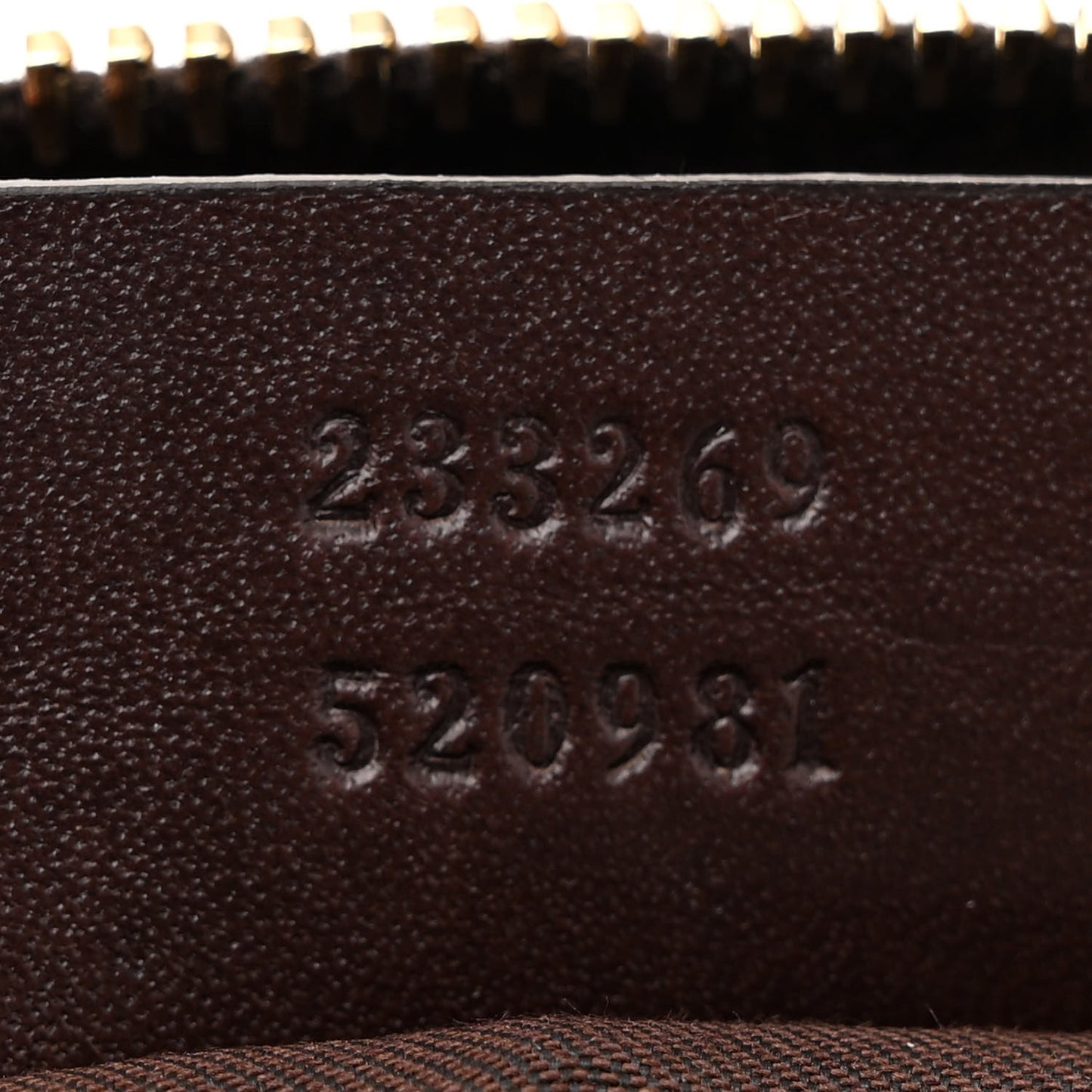 GG Supreme Monogram Belt Bag Dark Brown