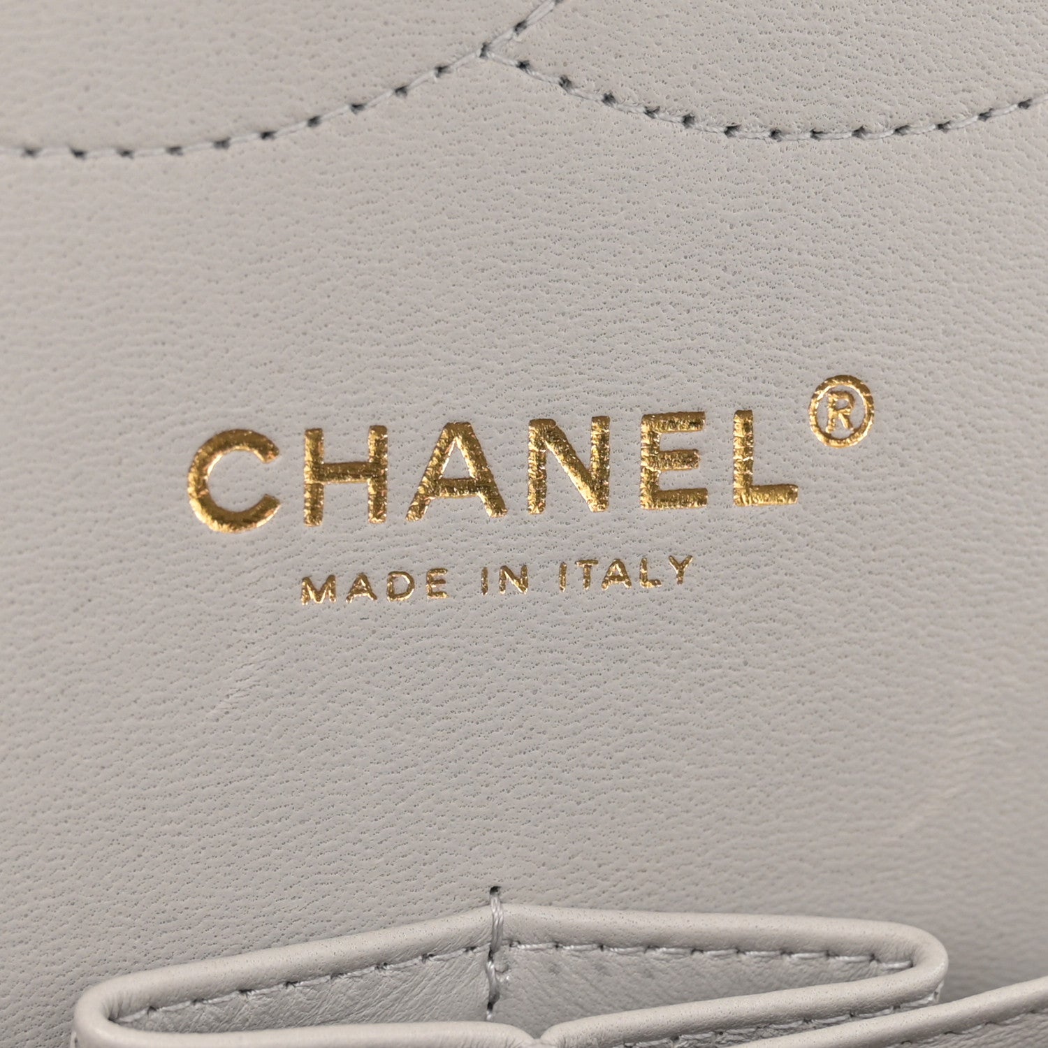 Chanel Caviar Quilted Jumbo Double Flap Grey 6 of 11