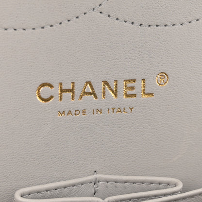 Chanel Caviar Quilted Jumbo Double Flap Grey 6 of 11