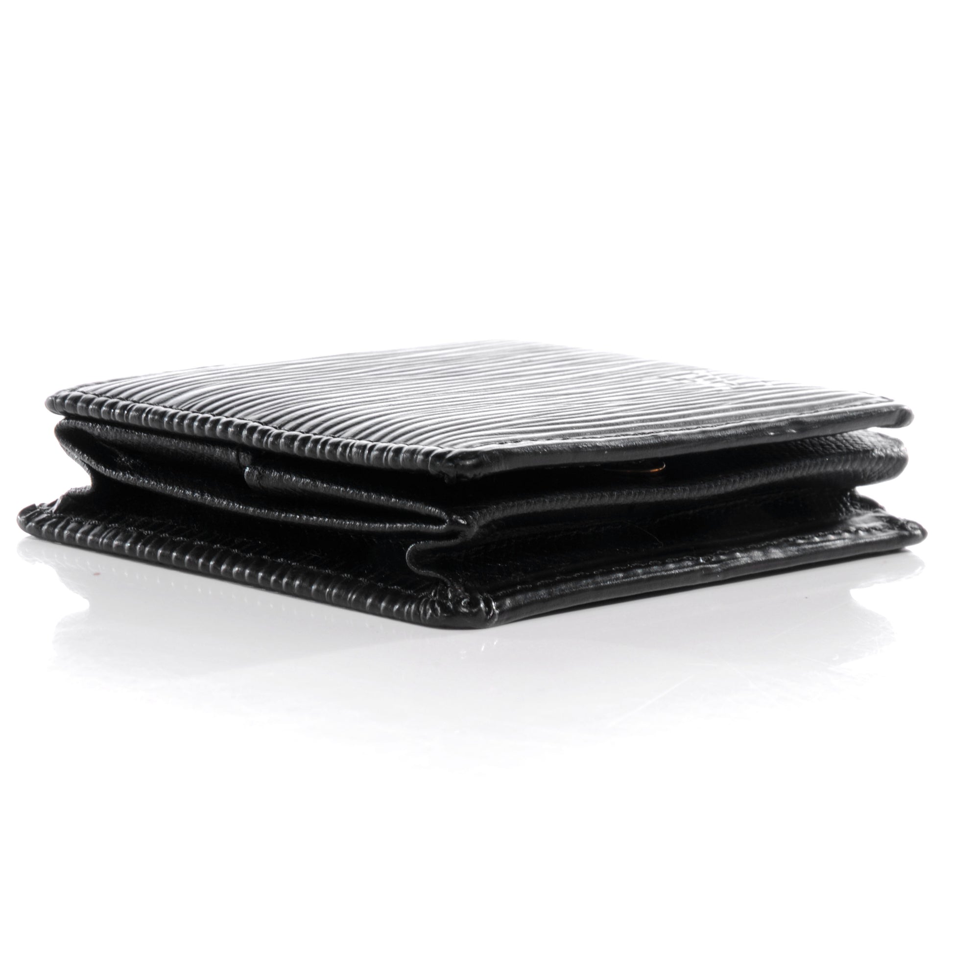 Louis Vuitton Epi Porte-Monnaie Boite Coin Purse Black 8 of 14