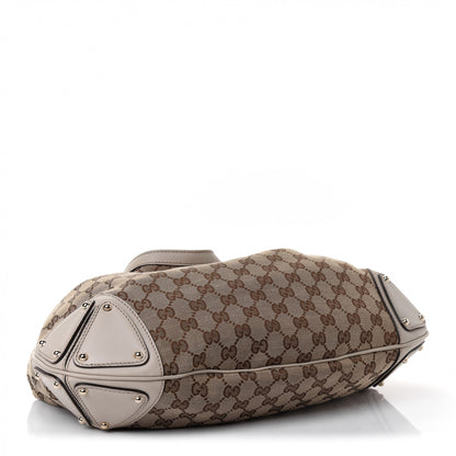 Gucci Monogram Medium Indy Top Handle Bag Off White 4 of 5