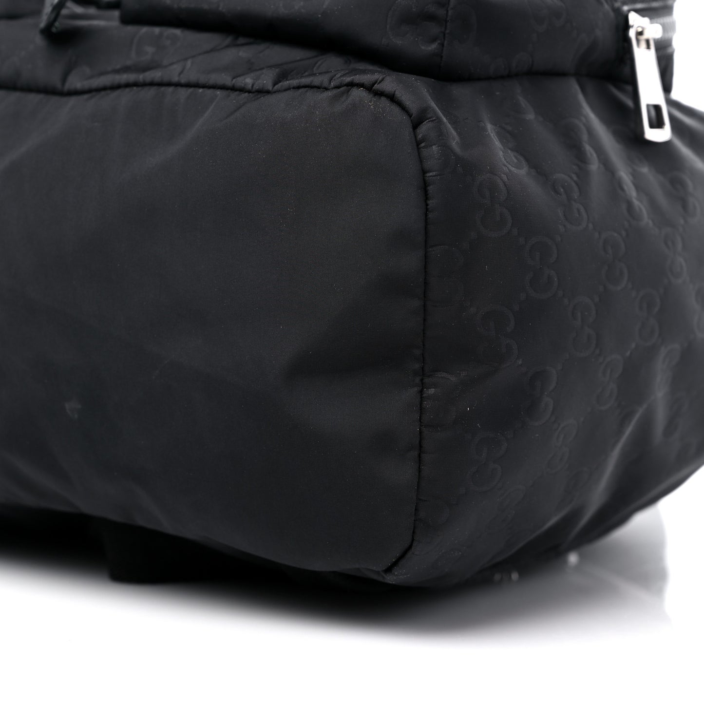 Nylon Monogram Small Single Buckle Backpack Black