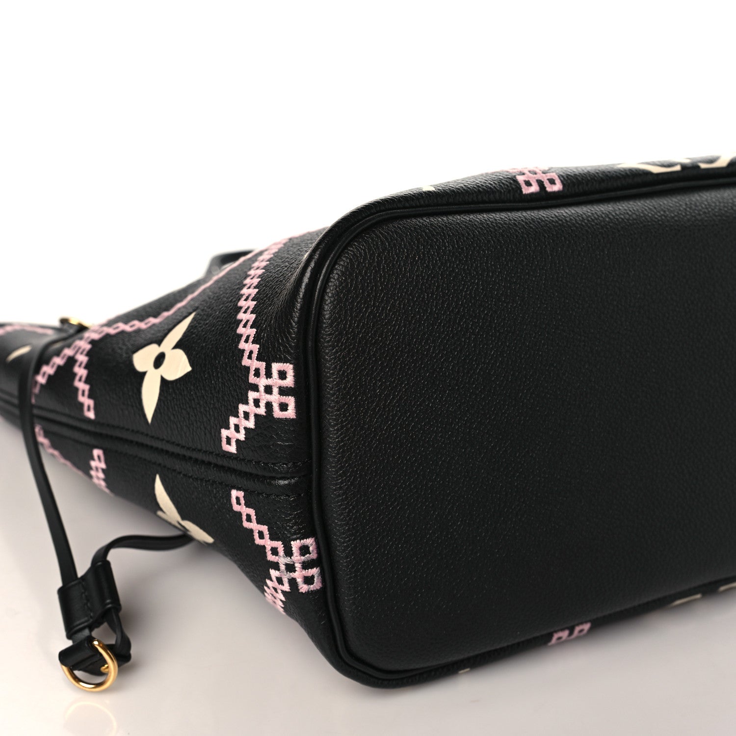 Louis Vuitton Empreinte Monogram Giant Broderies Neverfull MM Black 7 of 8