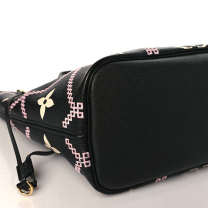 Louis Vuitton Empreinte Monogram Giant Broderies Neverfull MM Black 7 of 8
