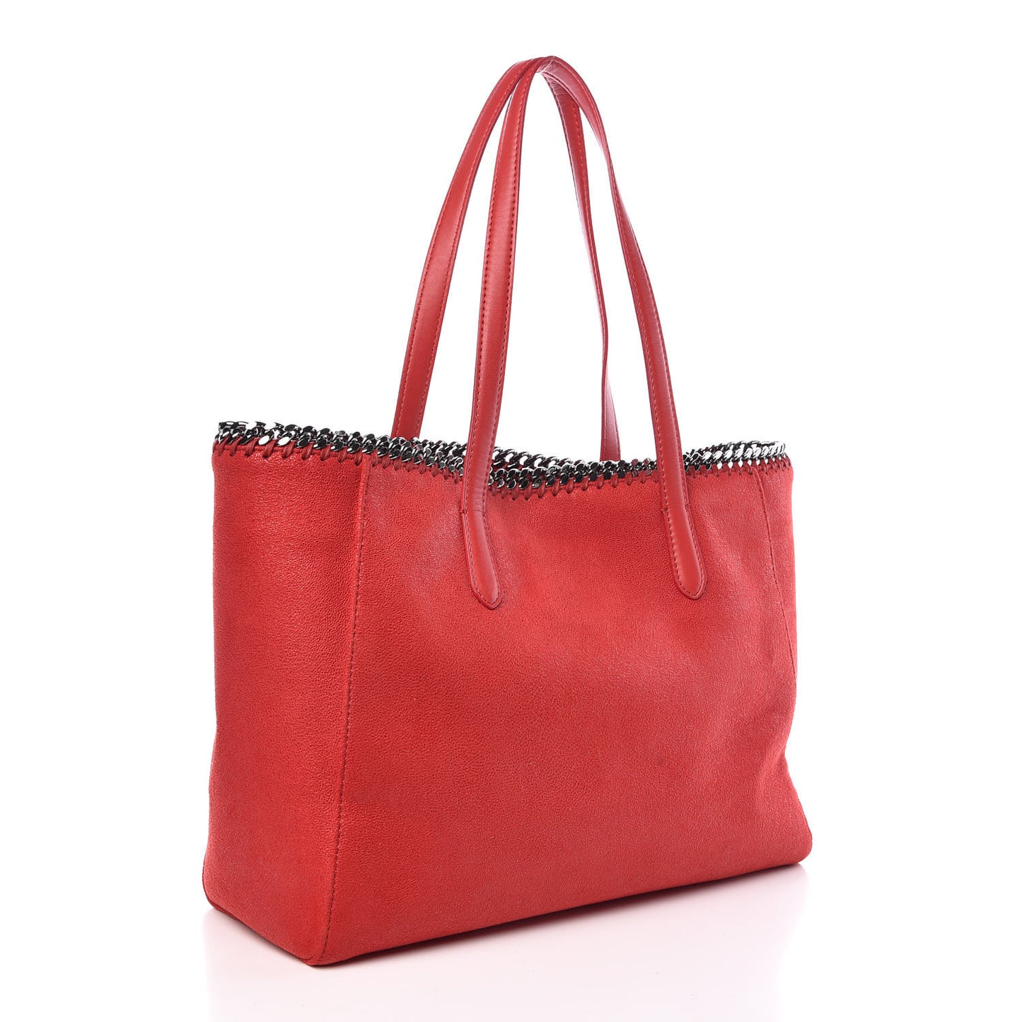 Shaggy Deer Falabella East West Shopper Tote Cherry