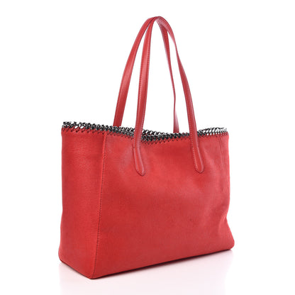Stella McCartney Shaggy Deer Falabella East West Shopper Tote Cherry 3 of 9