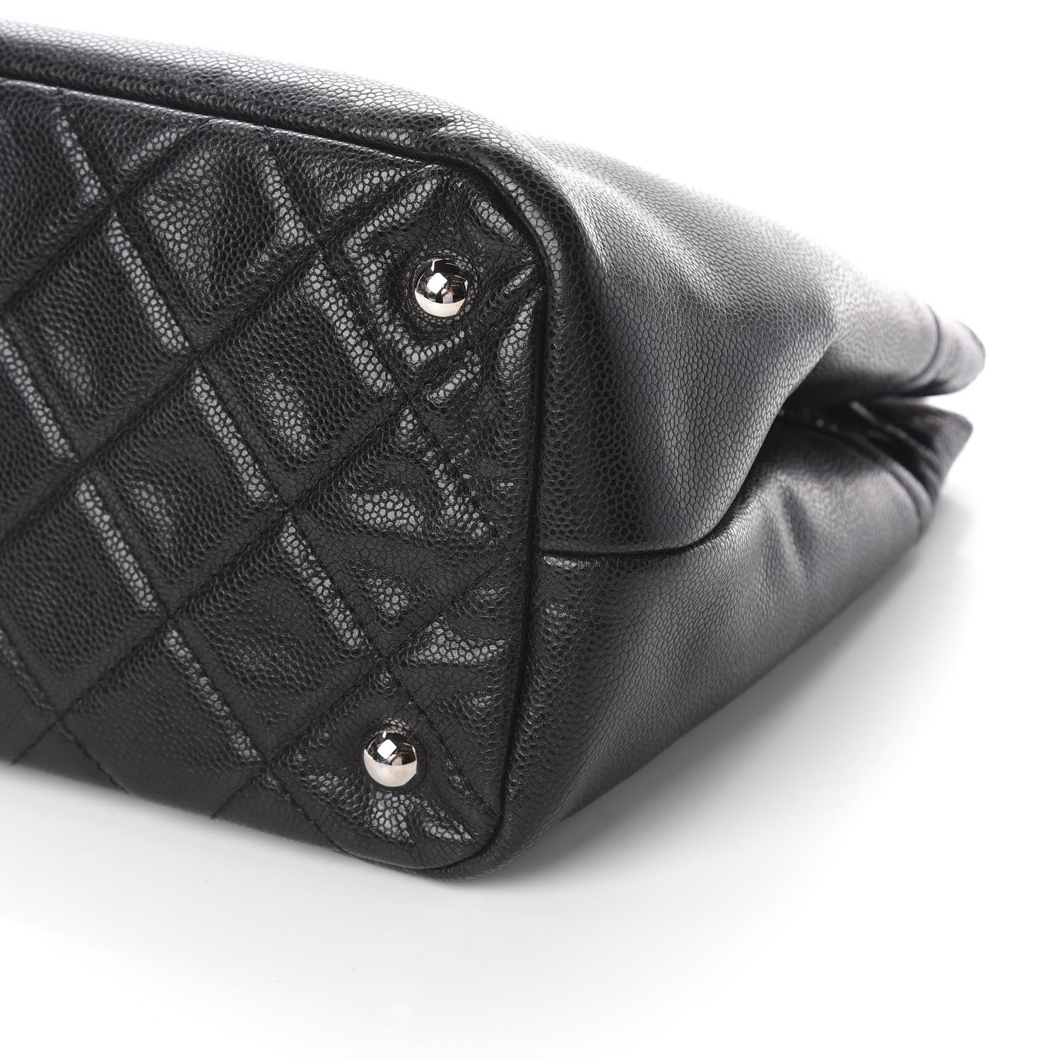 Chanel Caviar Quilted CC Timeless Soft Tote Black 6 of 9