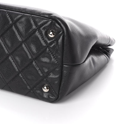 Chanel Caviar Quilted CC Timeless Soft Tote Black 6 of 9