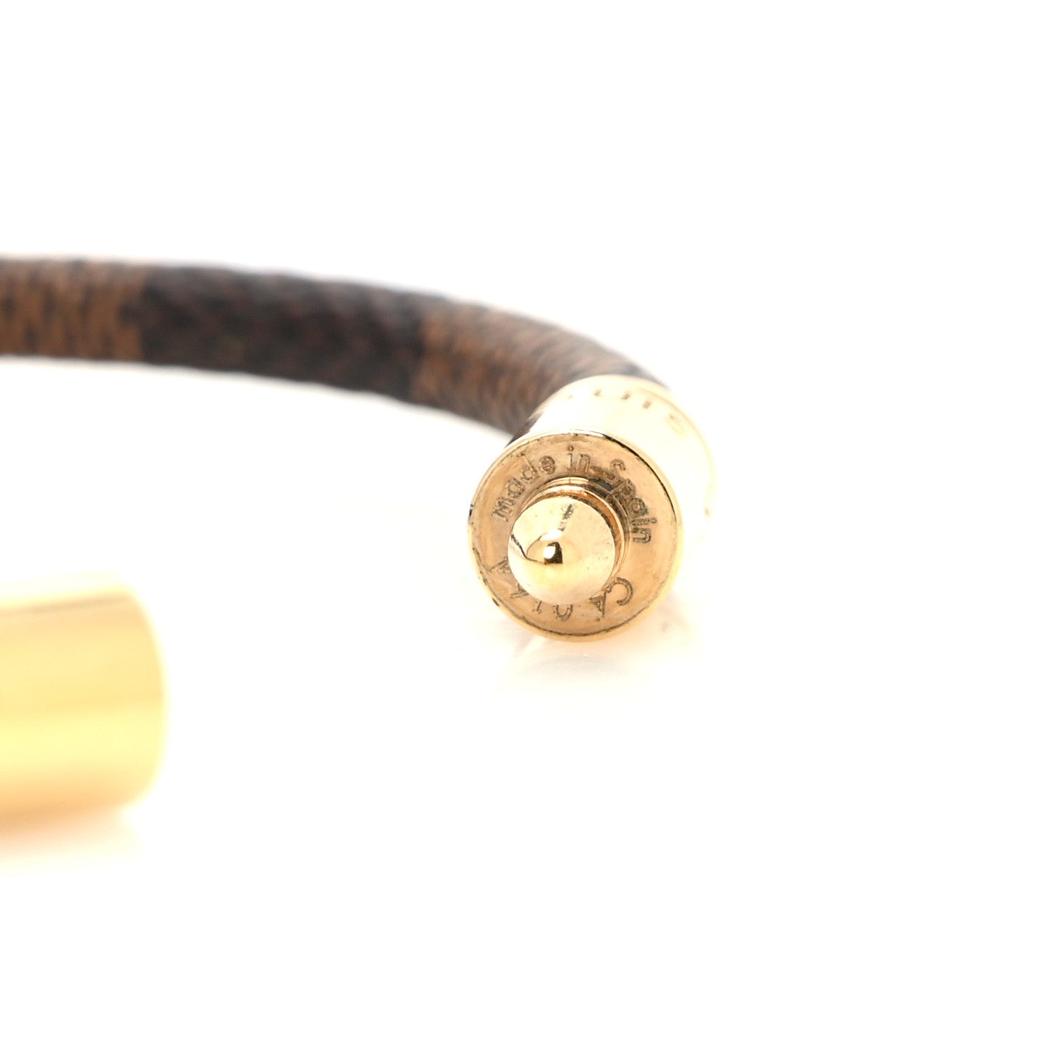 Louis Vuitton Damier Ebene Keep It Bracelet 21 5 of 6