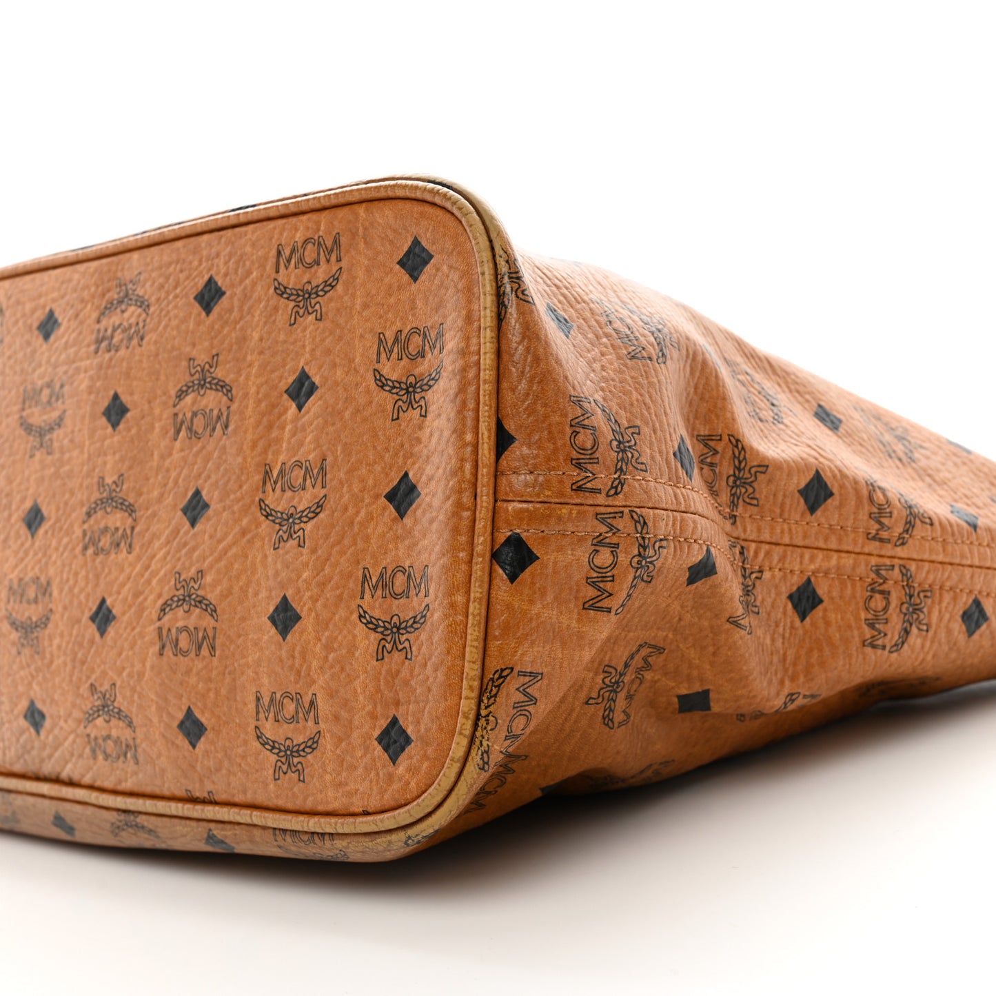 Visetos Dog Bone Shopper Tote Cognac