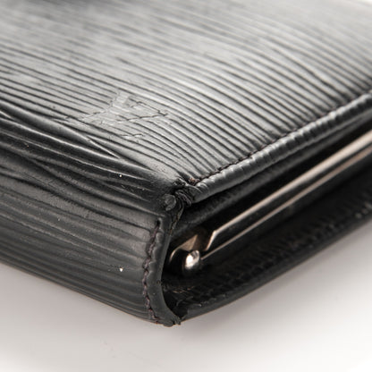 Louis Vuitton Epi French Purse Wallet Black 7 of 7