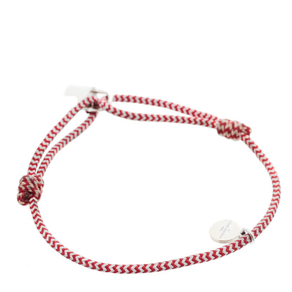 Louis Vuitton X UNICEF Sterling Silver Lockit Bracelet Red White 2 of 4