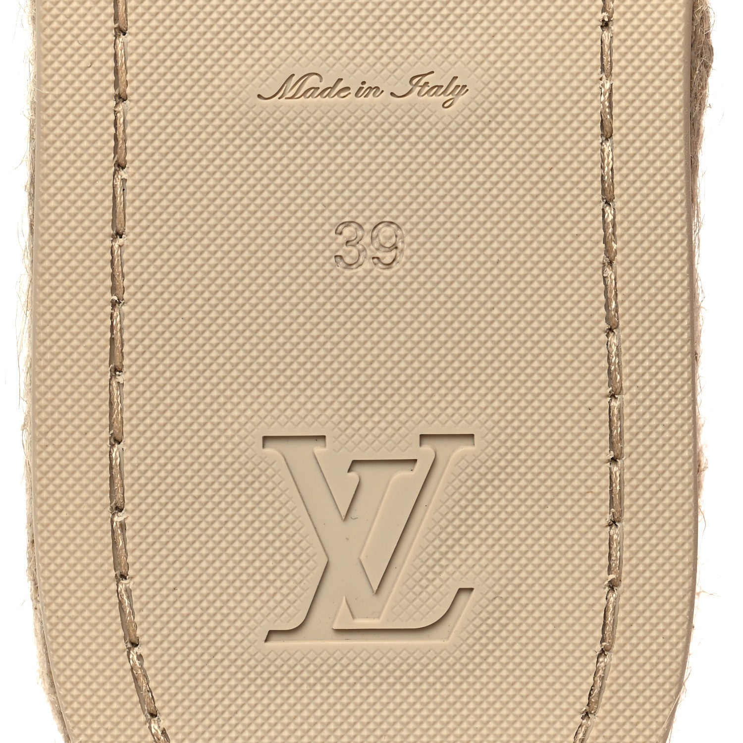 Louis Vuitton Canvas Blue Shore Espadrille Flats 39 Corail 7 of 9
