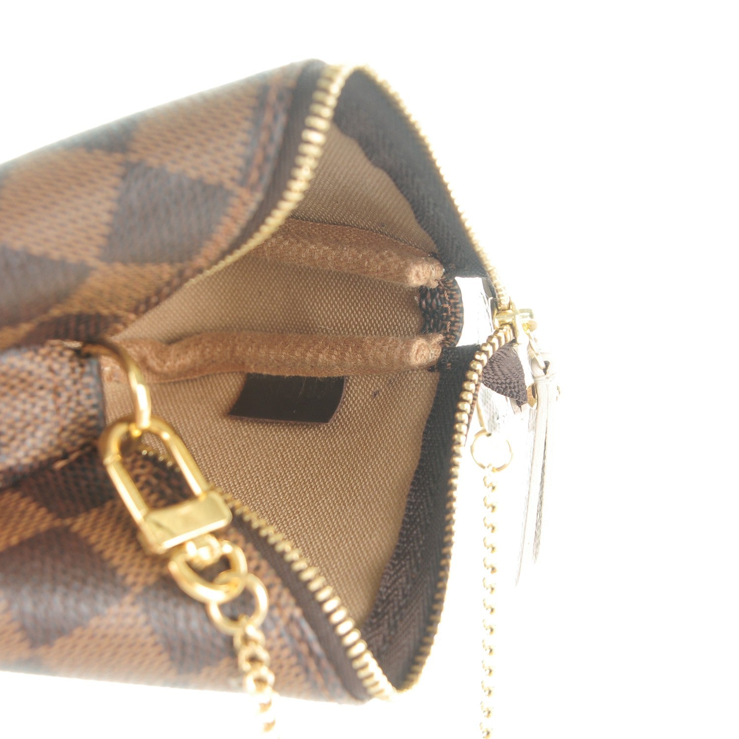 Louis Vuitton Damier Ebene Trunks and Locks Mini Pochette Accessories 7 of 7