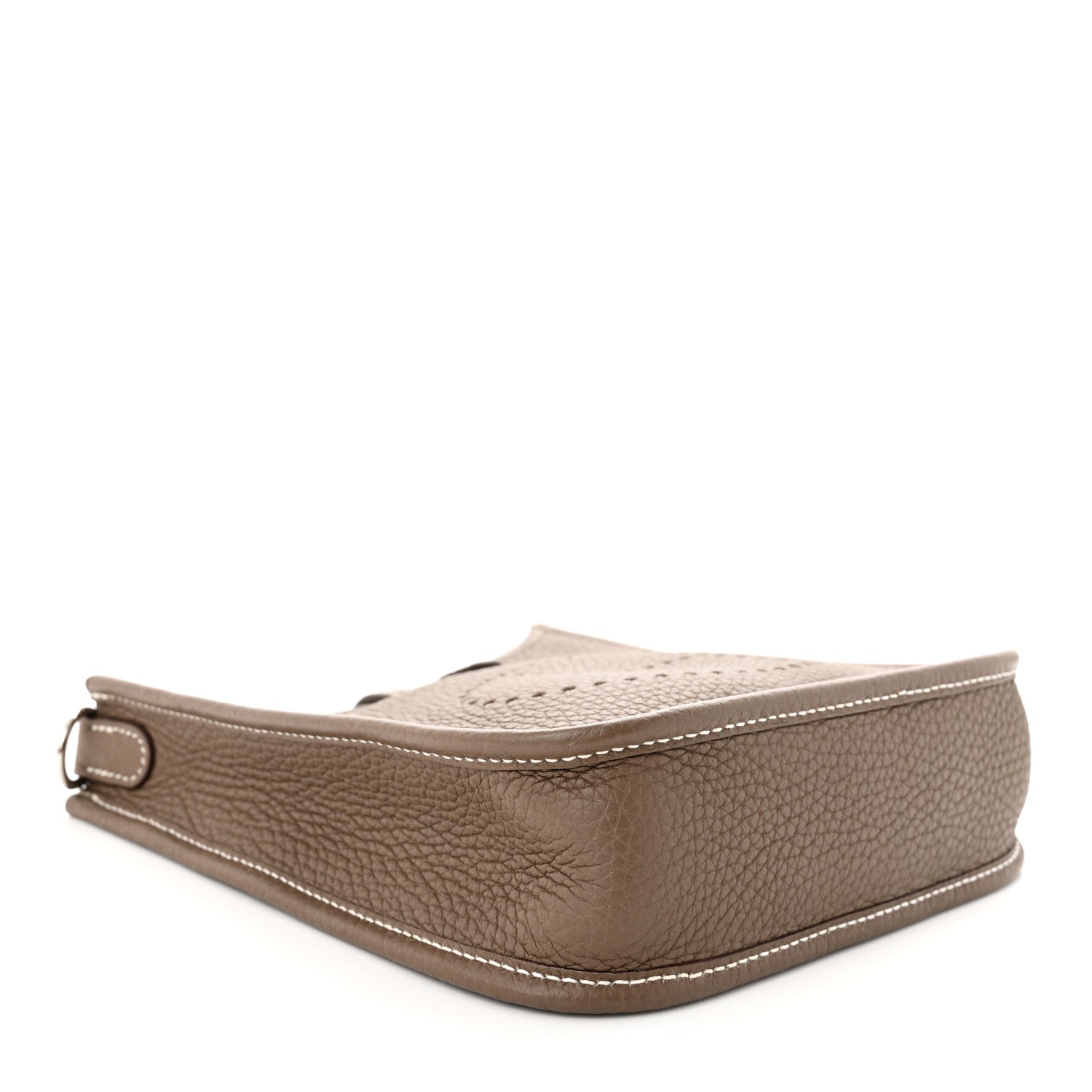 Hermes Taurillon Clemence Amazone Evelyne TPM Etoupe Bleu Indigo 4 of 11