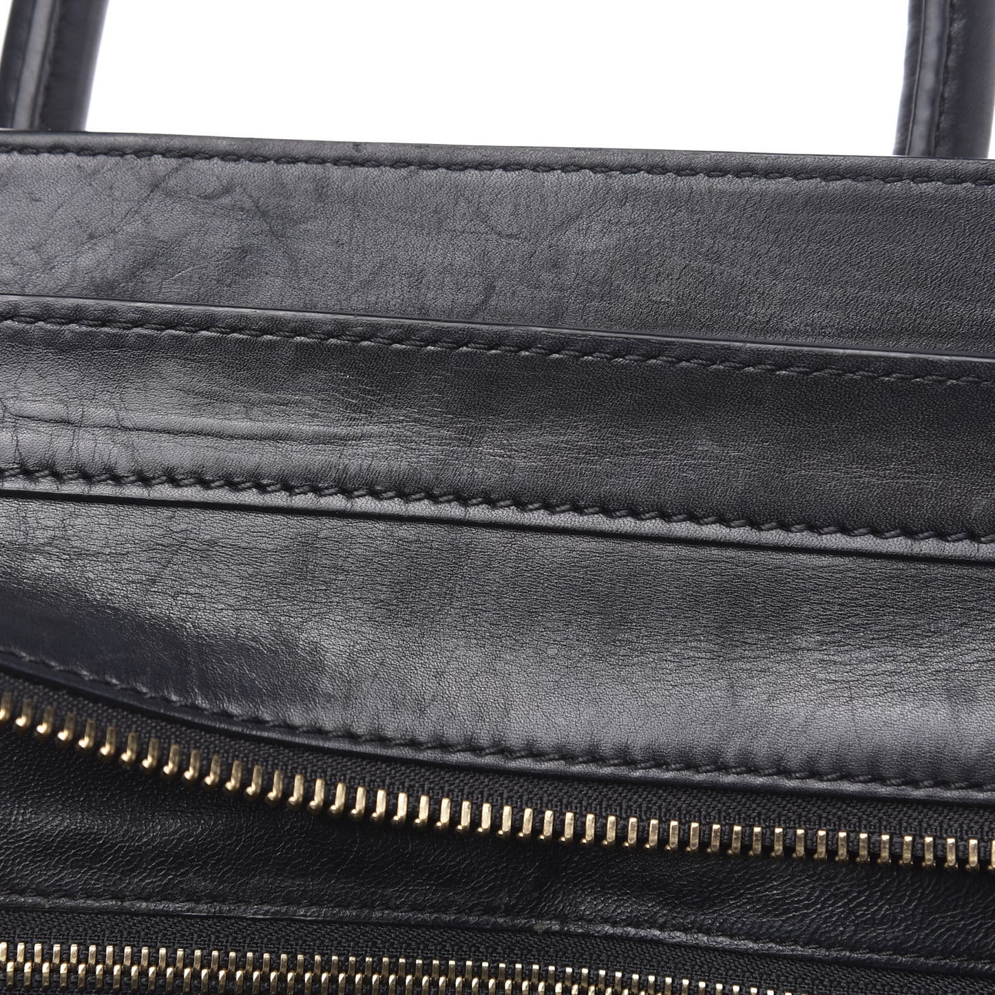 Smooth Calfskin Mini Luggage Black