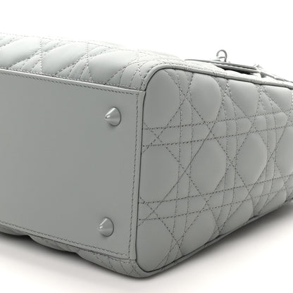 Christian Dior Ultra Matte Calfskin Cannage Medium Lady Dior Grey Stone 10 of 10