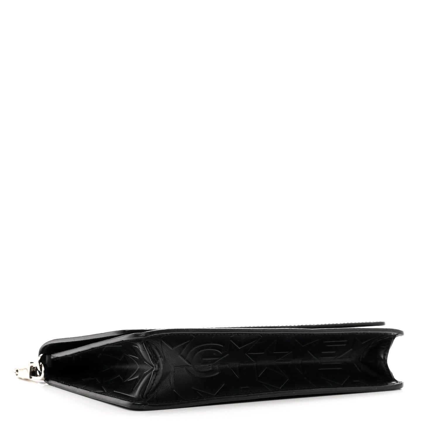 Givenchy Calfskin Star Embossed Chain Wallet Black 4 of 11