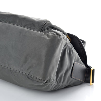 Prada Tessuto Nylon Saffiano Vela Messenger Ardesia 8 of 8