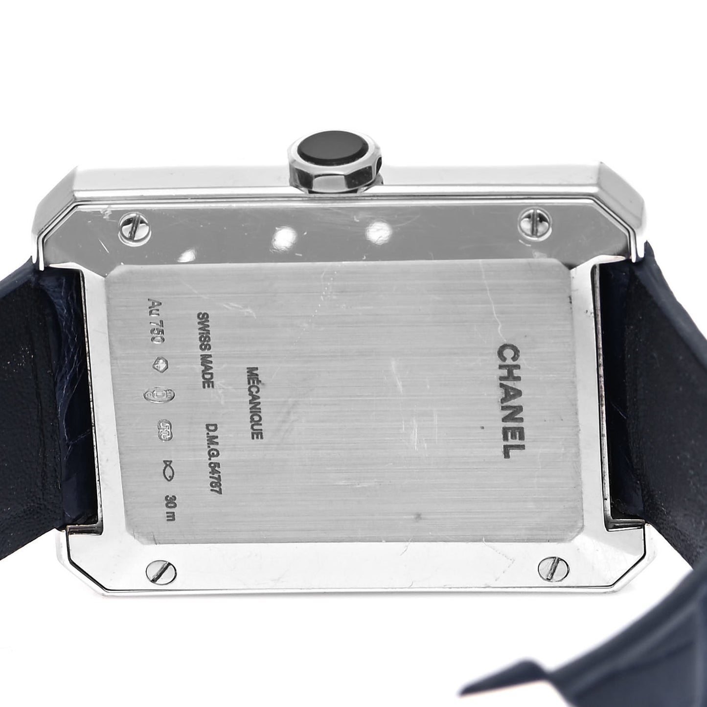 18K White Gold Alligator Diamond Bezel 29mm Boy-Friend Manual Winding Watch