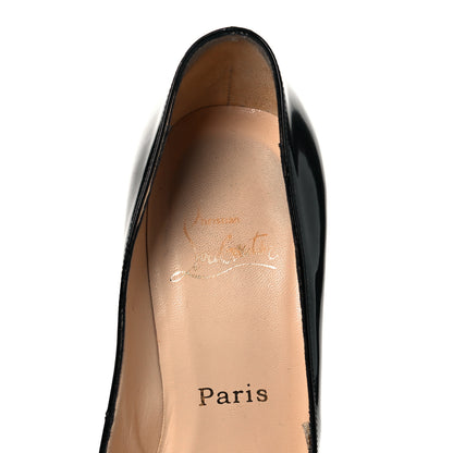 Christian Louboutin Patent Decollete 868 100 Pumps 38 Black 7 of 7