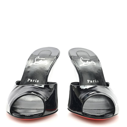 Christian Louboutin Patent Me Dolly Zeppa 85 Sandals 39 Black 2 of 7