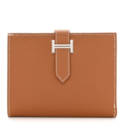 Hermes Epsom Bearn Compact Wallet Gold 1 of 8