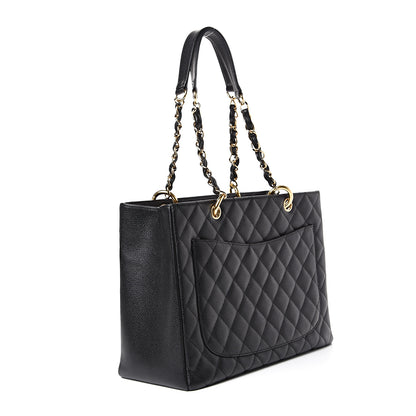 Chanel Caviar Quilted Grand Shopping Tote GST Black 2 of 13