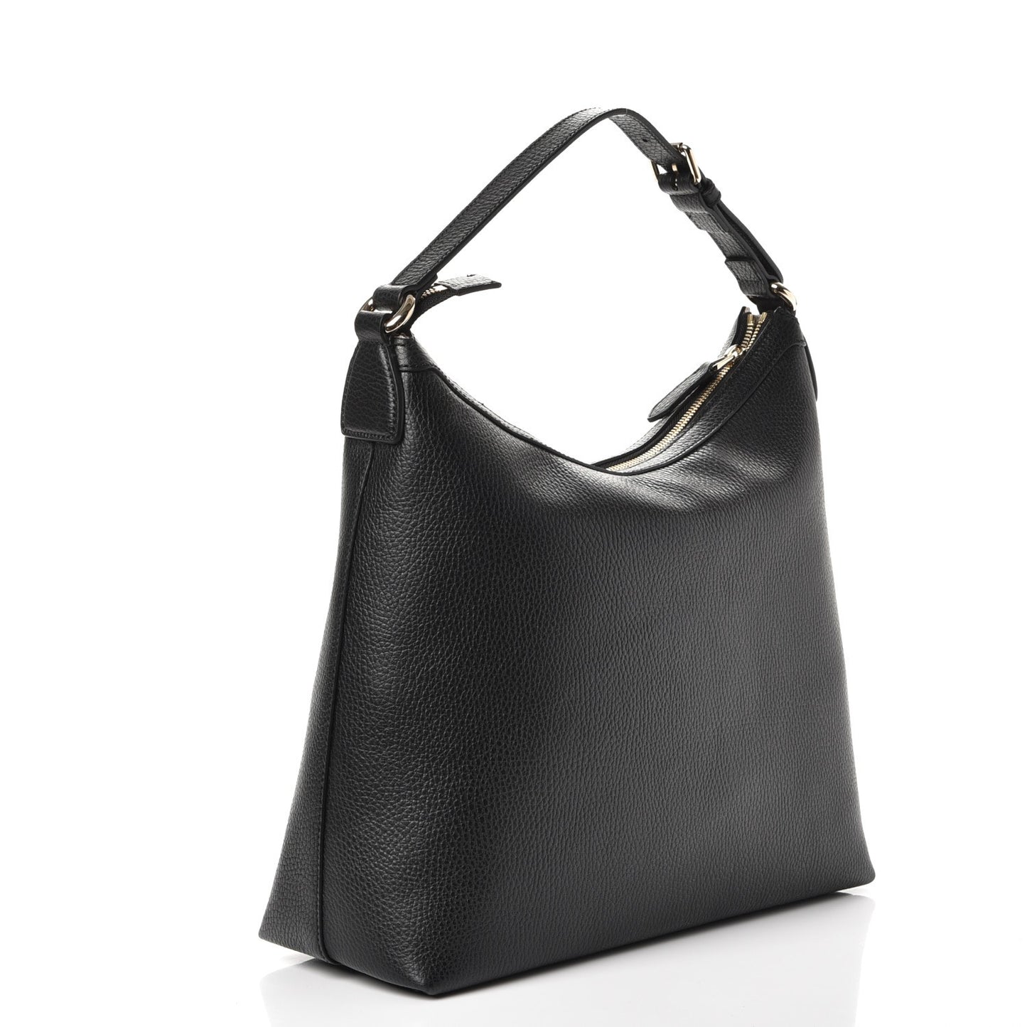 Dollar Calfskin GG Hobo Black