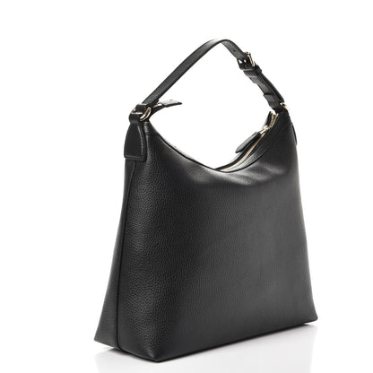 Gucci Dollar Calfskin GG Hobo Black 3 of 7