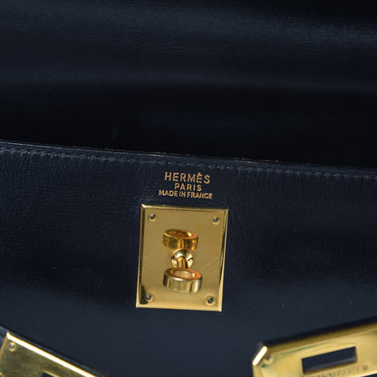 Hermes Box Kelly Retourne 32 Black 7 of 19