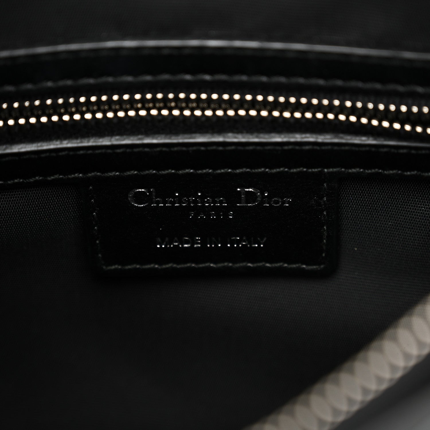 Christian Dior Coated Canvas Cannage Crossbody Bag Black 6 of 9