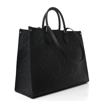 Louis Vuitton Empreinte Monogram Giant Onthego GM Black 3 of 11