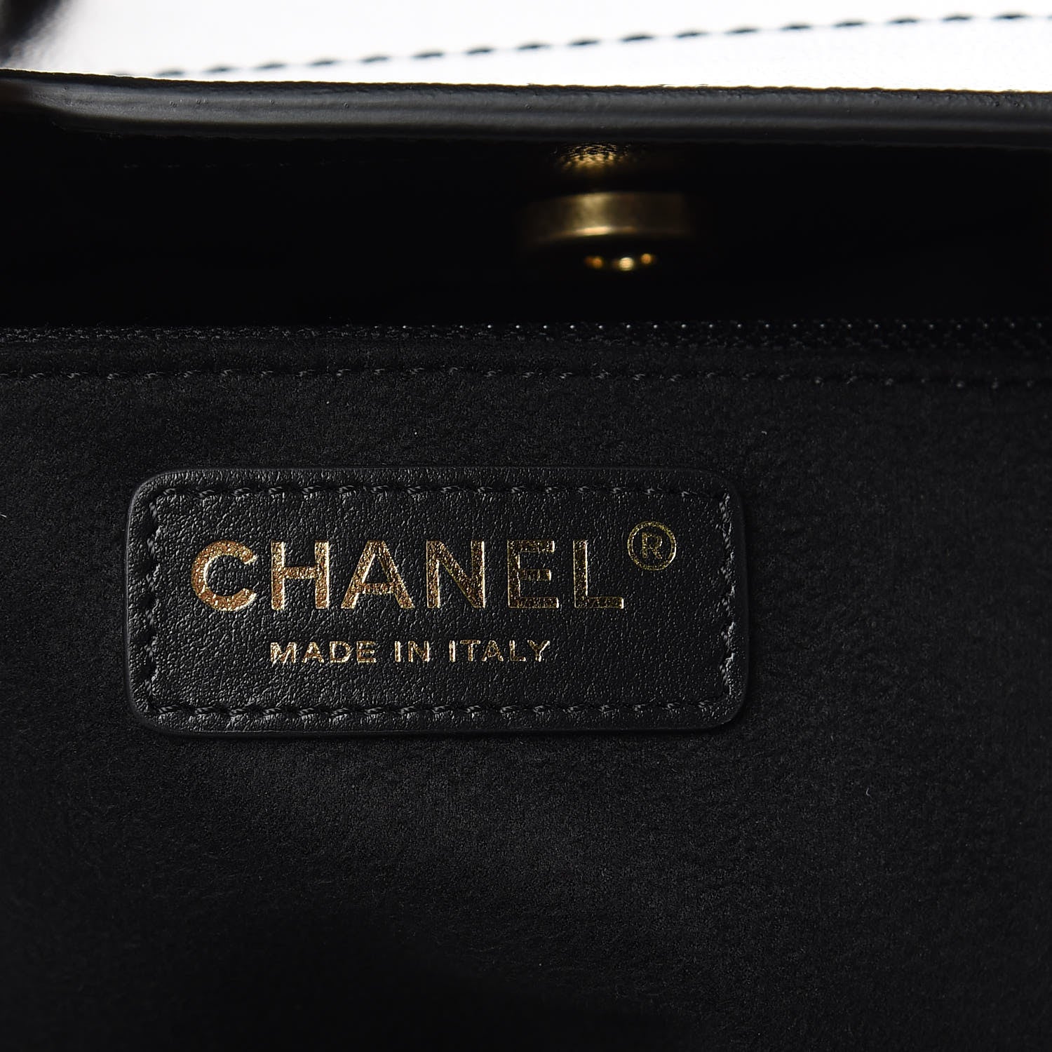 Chanel Caviar Small Studded Deauville Tote Black 7 of 11