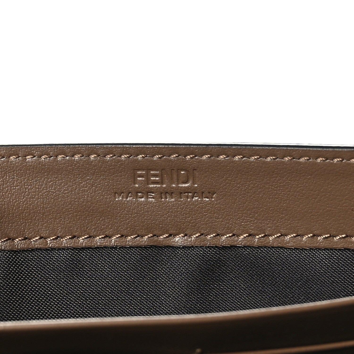 Fendi Vitello Soft F is Fendi Bi-Color FF 1974 Embossed Continental Envelope Wallet On Chain Maya Black 7 of 8
