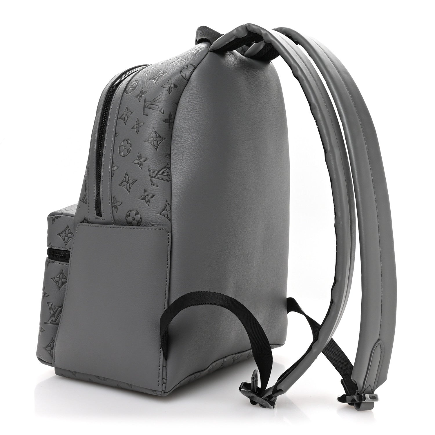 gray louis vuitton backpack Louis Vuitton Calfskin Monogram Shadow Discovery Backpack Anthracite Gray 1787051 – FASHIONPHILE
