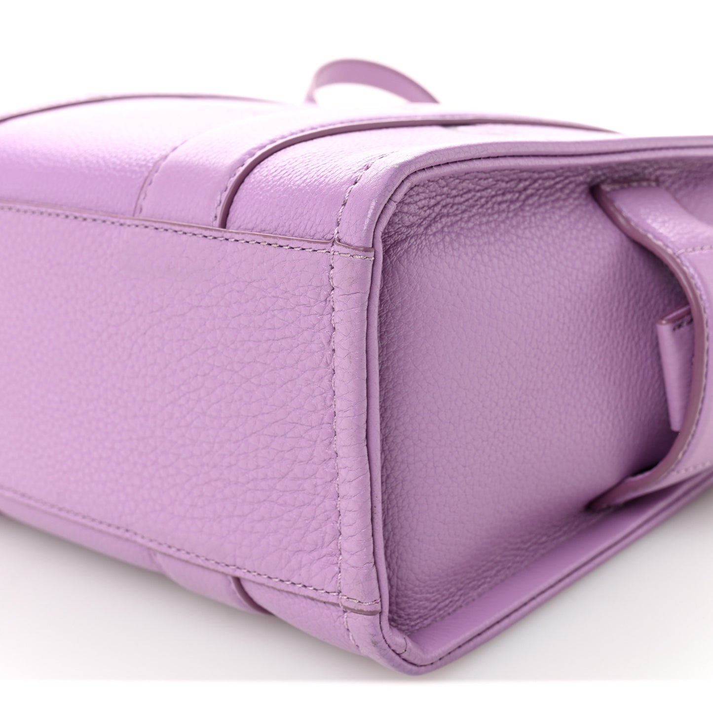 Grained Calfskin Small The Tote Bag Regal Orchid