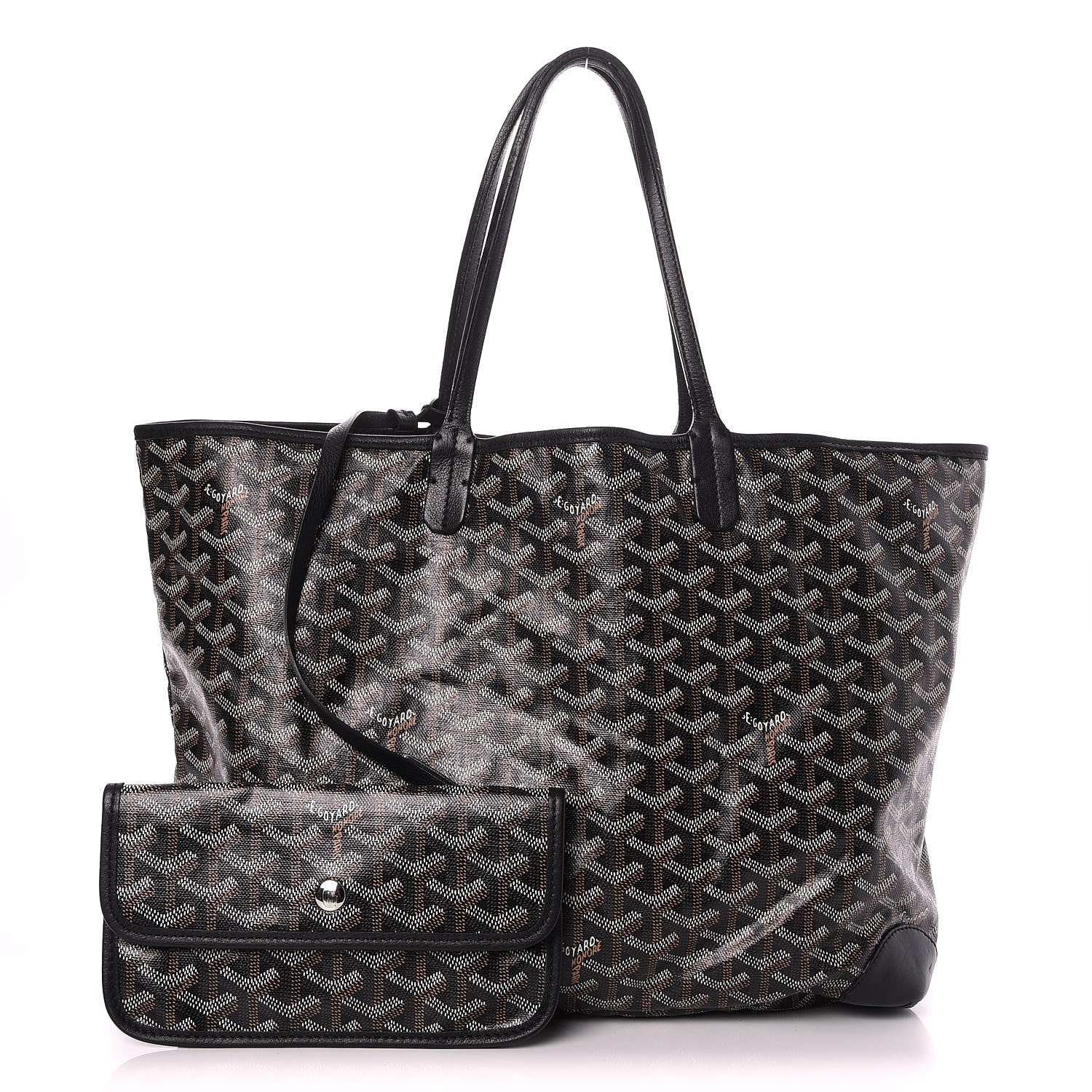 Goyard Goyardine Saint Louis PM Black 1 of 8