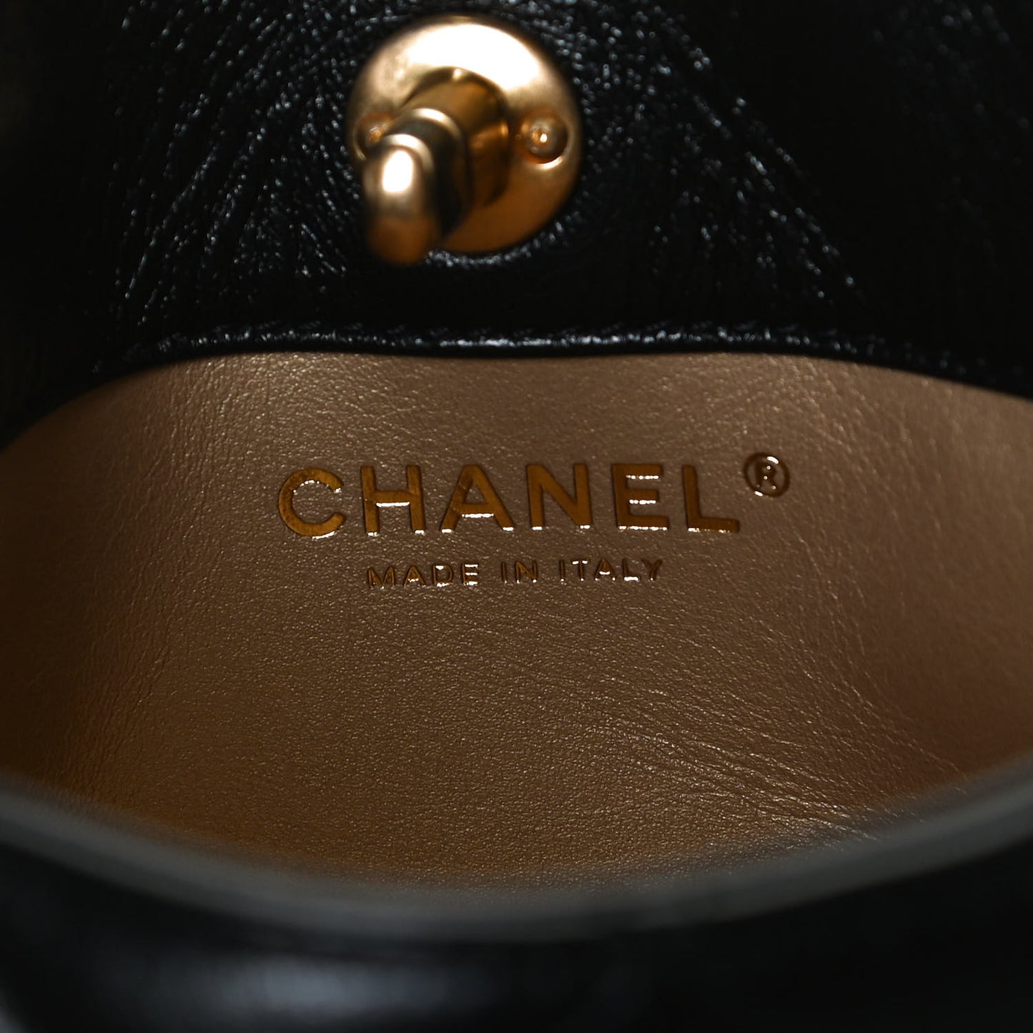 Lambskin Quilted Hobo Black