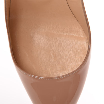Christian Louboutin Patent Pigalle 120 Pumps 37.5 Nude 11 of 14