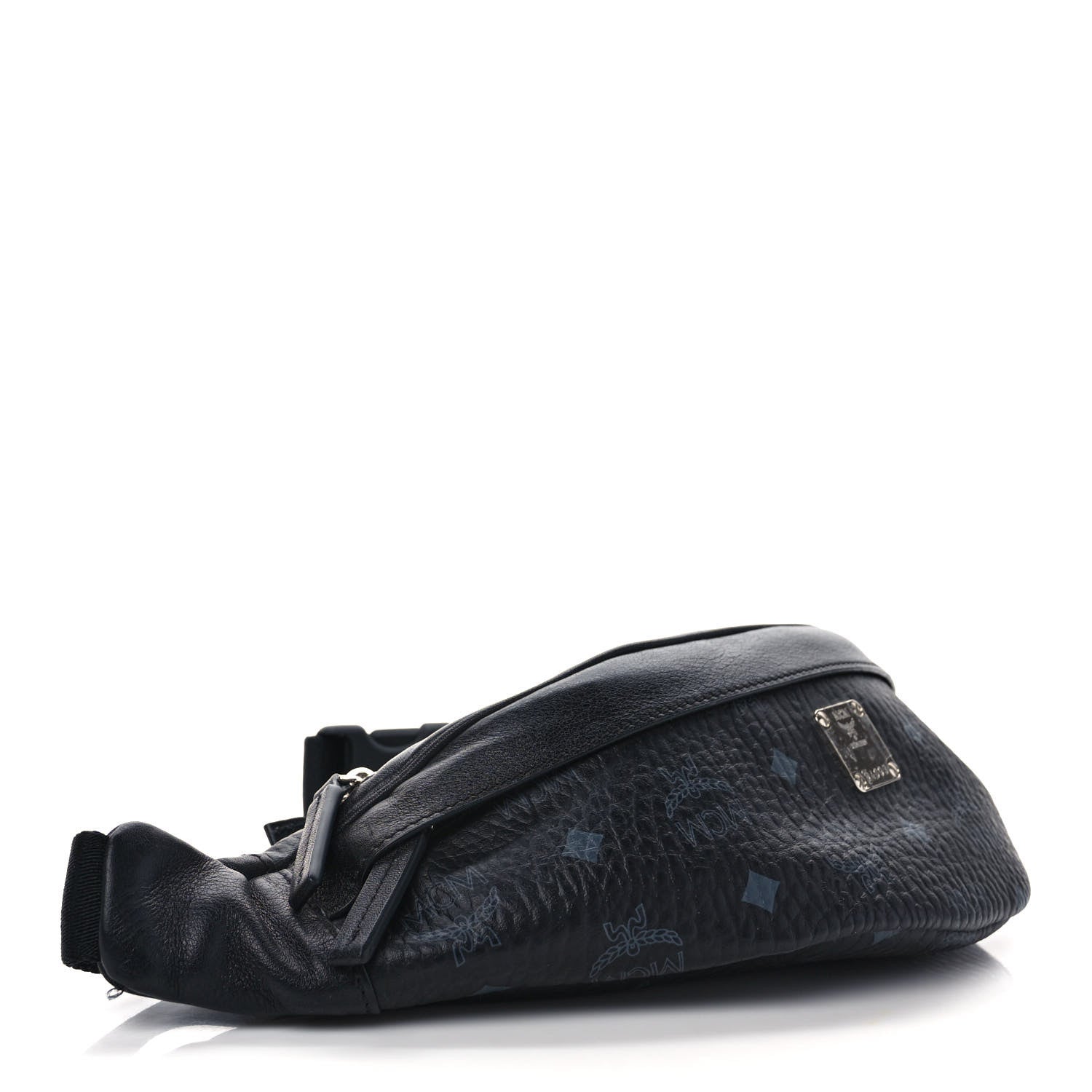 MCM Visetos Small Stark Belt Bag Black 4 of 9